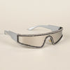 Silver Wrap-Around Sunglasses - MG4349