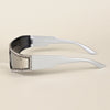 Silver Wrap-Around Sunglasses - MG4349