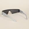 Silver Wrap-Around Sunglasses - MG4349