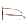 Voyage Select Over Size Sunglasses for Women (Grey & Light Brown Lens | Golden Frame - SLMG6229)