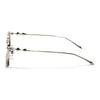 Rectangle Sunglasses for Men & Women (Brown Lens | Golden Frame - MG7818)