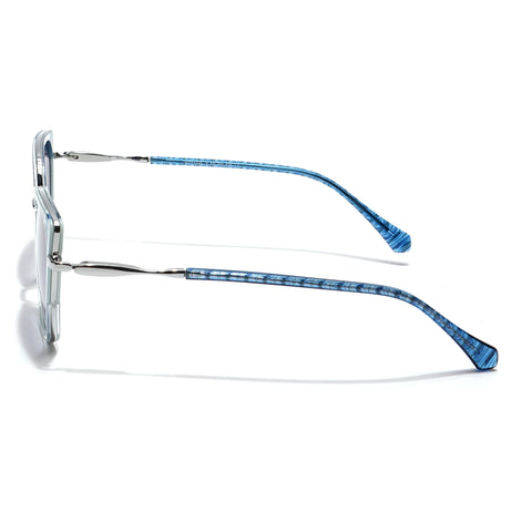 Voyage Select Cateye Sunglasses (Grey & Clear Lens | Grey Frame - SLMG6106)