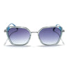 Voyage Select Cateye Sunglasses (Grey & Clear Lens | Grey Frame - SLMG6106)