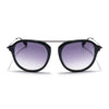 Voyage Select Wayfarer Sunglasses (Grey & Clear Lens | Black Frame - SLMG6114)