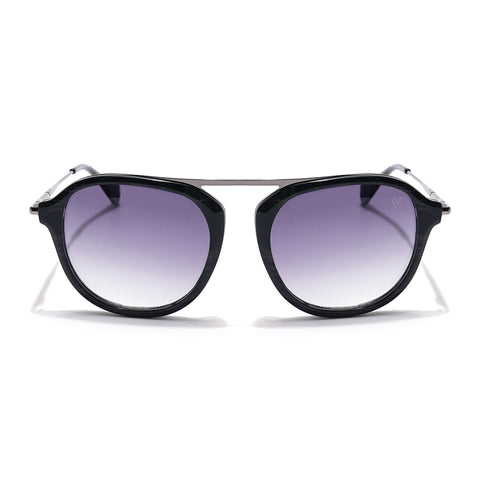 Voyage Select Wayfarer Sunglasses (Grey & Clear Lens | Black Frame - SLMG6114)