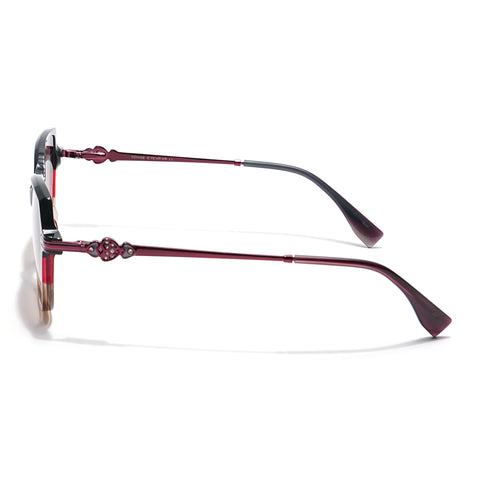 Voyage Select Square Sunglasses (Brown & Clear Lens | Multicolor Frame - SLMG6110)