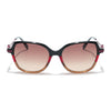 Voyage Select Square Sunglasses (Brown & Clear Lens | Multicolor Frame - SLMG6110)