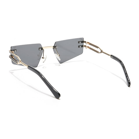 Prism | Black Rectangle Sunglasses - MG4201