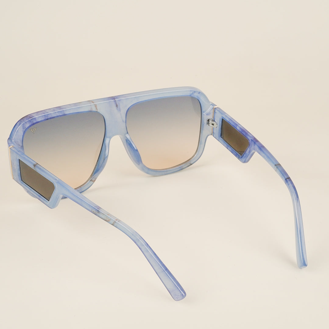 Voyage Blue & Brown Wayfarer Sunglasses for Men & Women (2359MG4103)