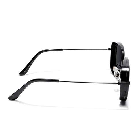 Rogue | Retro Square Black Sunglasses MG2968