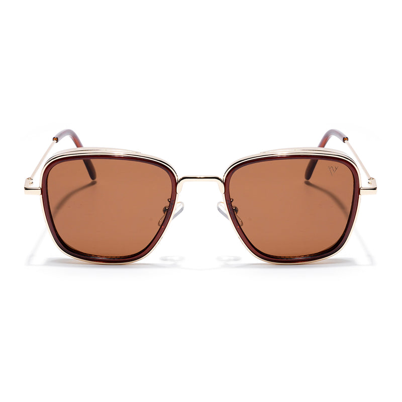 Rogue | Retro Square Brown Sunglasses MG2969