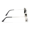 Rogue | Black-Silver Retro Square Sunglasses MG2970