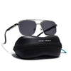 Co-Pilot | Black & Silver Wayfarer Sunglasses | MG4164