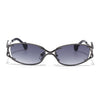 Flammo | Grey Rectangle Sunglasse | Grey Frame - MG8557