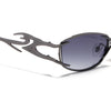 Flammo | Grey Rectangle Sunglasse | Grey Frame - MG8557