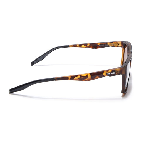 Wayfarer Polarized Sunglasses (Brown Lens | Demi Brown & Black Frame - PMG5288)