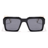 Flux | Shine Black Polarized Wayfarer Sunglasses - PMG4750