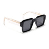 Flux | Shine Black Polarized Wayfarer Sunglasses - PMG4750