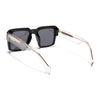 Flux | Shine Black Polarized Wayfarer Sunglasses - PMG4750