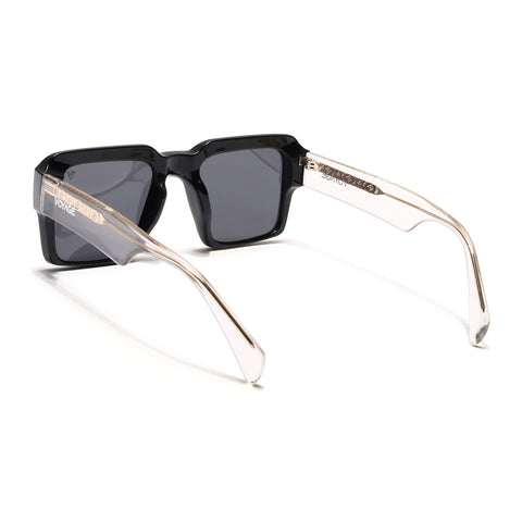 Flux | Shine Black Polarized Wayfarer Sunglasses - PMG4750