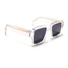 Flux | Transparent Polarized Wayfarer Sunglasses - PMG4752