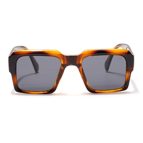 Flux | Demi Brown Polarized Wayfarer Sunglasses - PMG4755