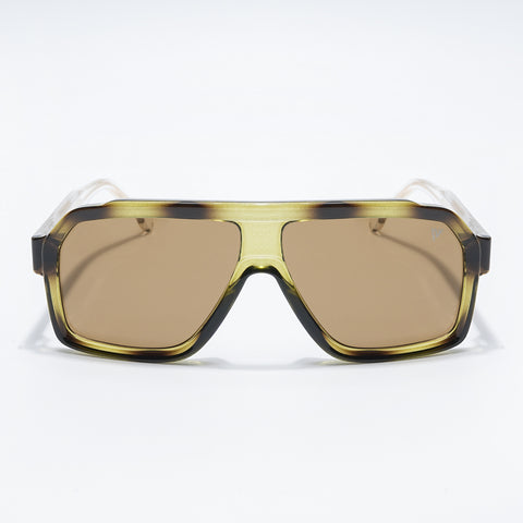 Wrap Around Brown Sunglasses - MG4746