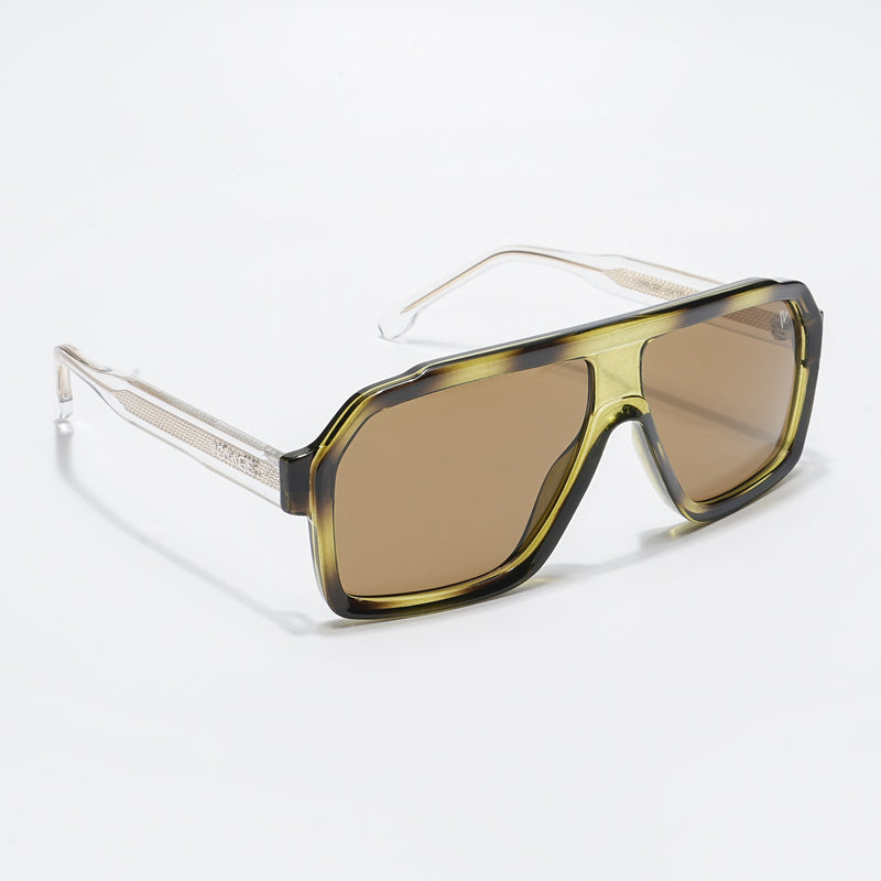 Wrap Around Brown Sunglasses - MG4746