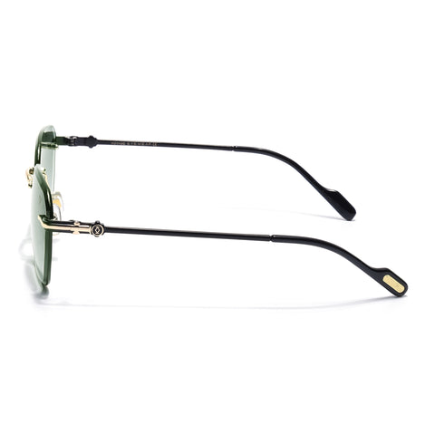 Tiger | Rimless Sunglasses (Green & Clear Lens) |  MG6612