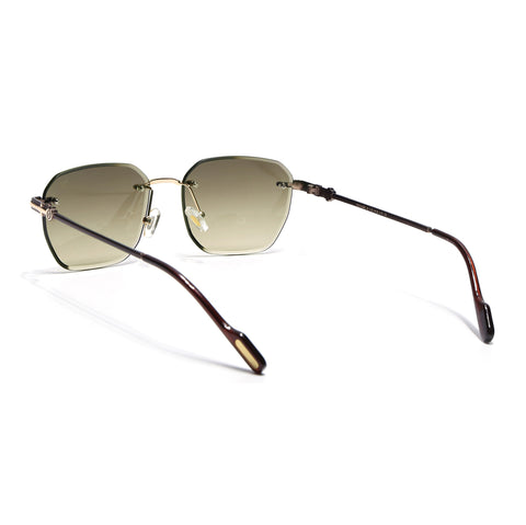 Tiger | Rimless Sunglasses (Olive & Clear Lens) |  MG6613