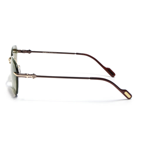 Tiger | Rimless Sunglasses (Olive & Clear Lens) |  MG6613