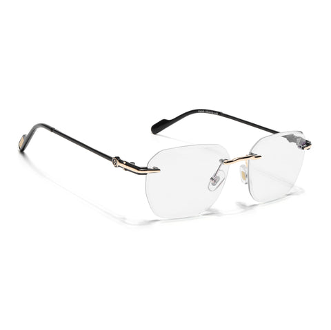 Tiger | Rimless Sunglasses (Clear Lens) | MG6615