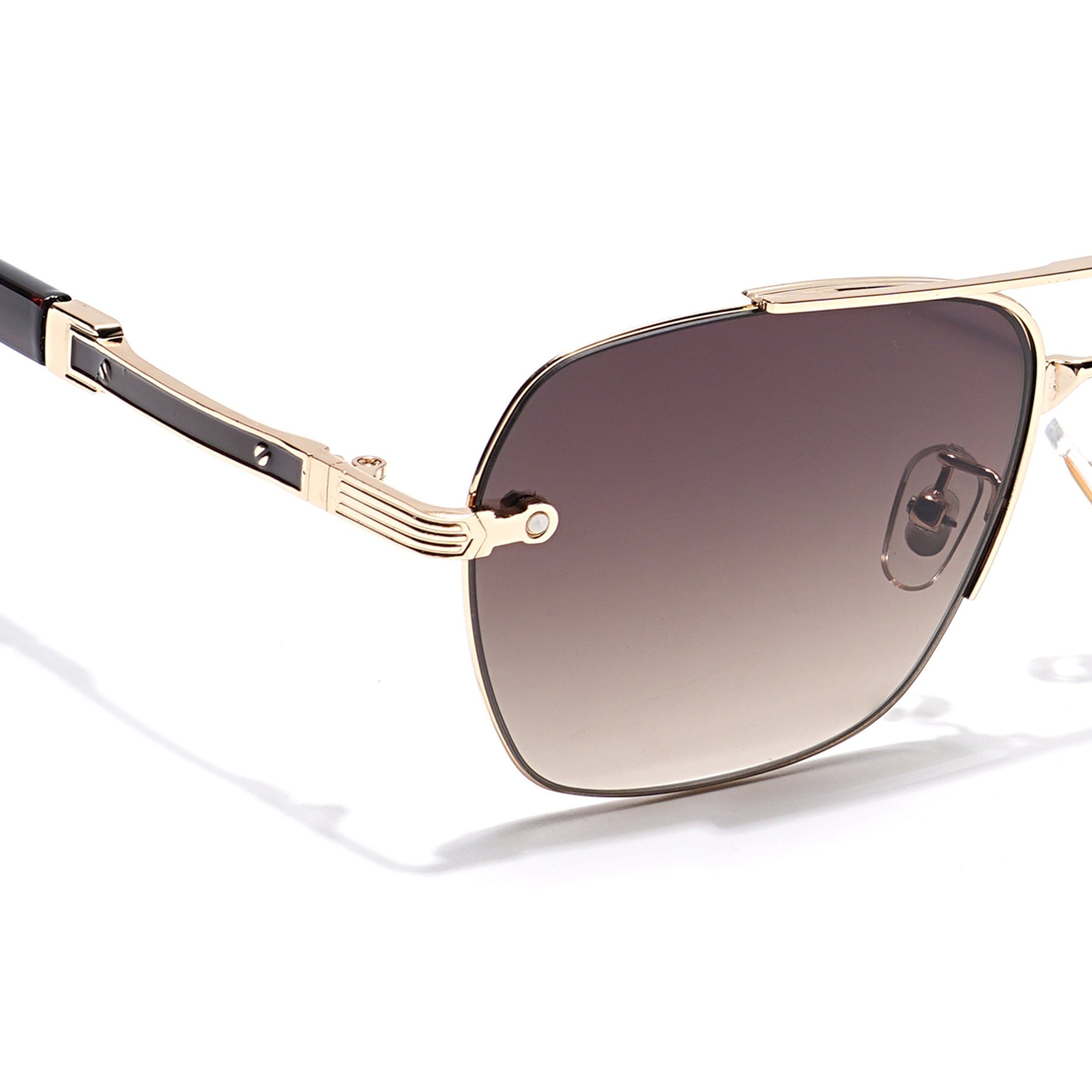 Wayfarer Sunglasses (Olive & Clear Lens | Golden Frame - MG6029)