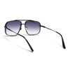 Wayfarer Sunglasses for Men & Women (Grey & Clear Lens | Black Frame - MG6883)