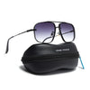 Wayfarer Sunglasses for Men & Women (Grey & Clear Lens | Black Frame - MG6883)