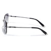 Evoke |  Olive & Clear Rimless Sunglasses | Black Frame - MG7254