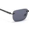 Rayn | Black Rimless Sunglasses | Black Frame - MG7601