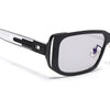 Rectangle Sunglasses for Men & Women (Clear Lens | Black Frame - MG6895)