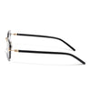 Rimless Sunglasses for Men & Women (Grey & Clear Lens | Golden Frame - MG7381)
