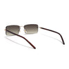 Rimless Sunglasses for Men & Women (Olive & Clear Lens | Golden Frame - MG7383)