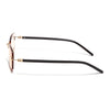Rimless Sunglasses for Men & Women (Light Pink Lens | Golden Frame - MG7384)
