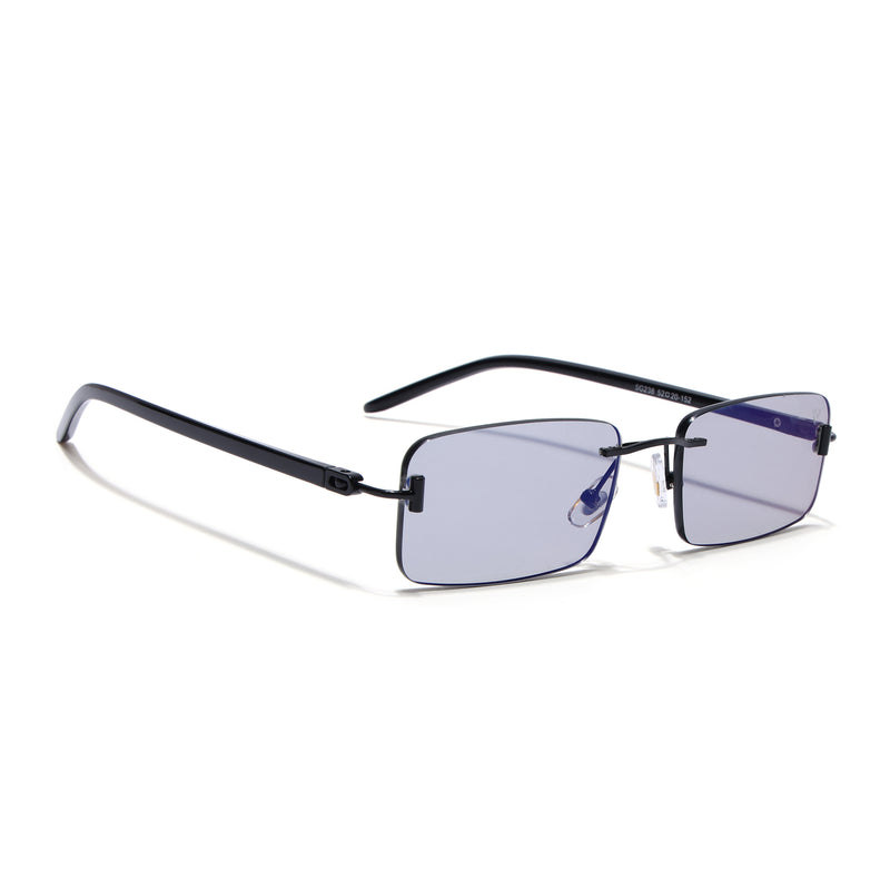 Dyro | Smoke Black Rimless Sunglasse | Black Frame - MG9262