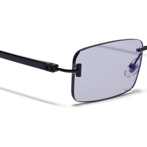 Dyro | Smoke Black Rimless Sunglasse | Black Frame - MG9262
