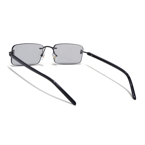Dyro | Smoke Black Rimless Sunglasse | Black Frame - MG9262