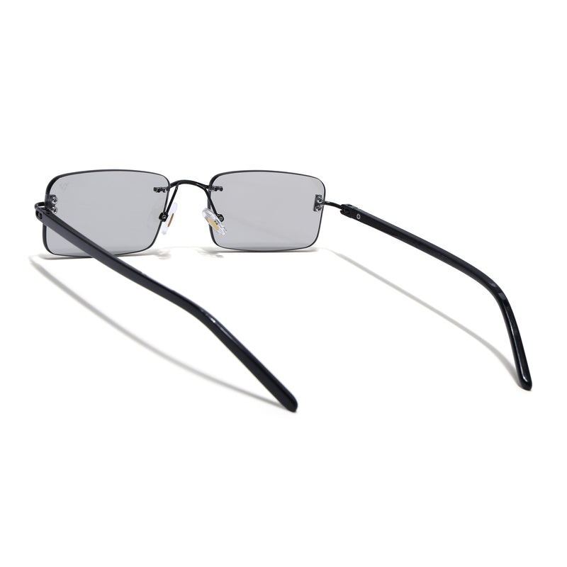 Dyro | Smoke Black Rimless Sunglasse | Black Frame - MG9262