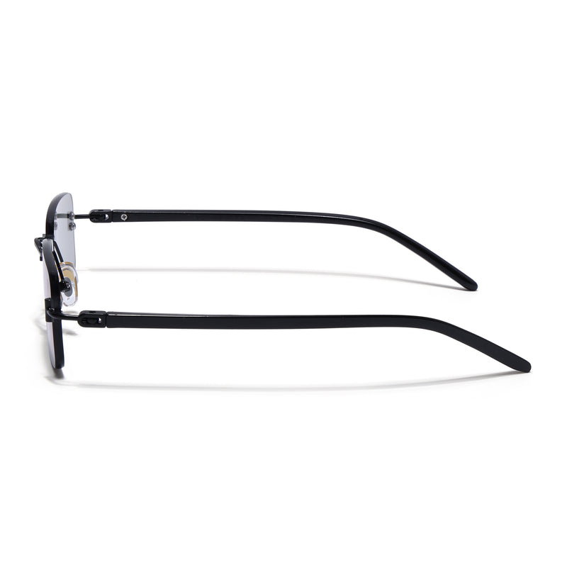 Dyro | Smoke Black Rimless Sunglasse | Black Frame - MG9262
