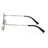 Facet | Grey Hexagonal Sunglasses | Silver Frame - MG7509