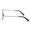 Facet | Light Black Hexagonal Sunglasses  | Silver Frame - MG7510