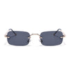 Dax | Black Rimless Sunglasses | Golden Frame - MG8168