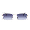 Dax | Violet Rimless Sunglasses | Golden Frame - MG8169